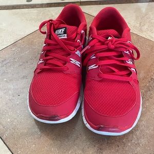 Red Nike Free Sneakers